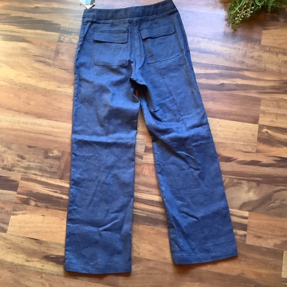 Nine & Co. Size 2 petite linen cotton pants jacket outfit - Picture 7 of 8